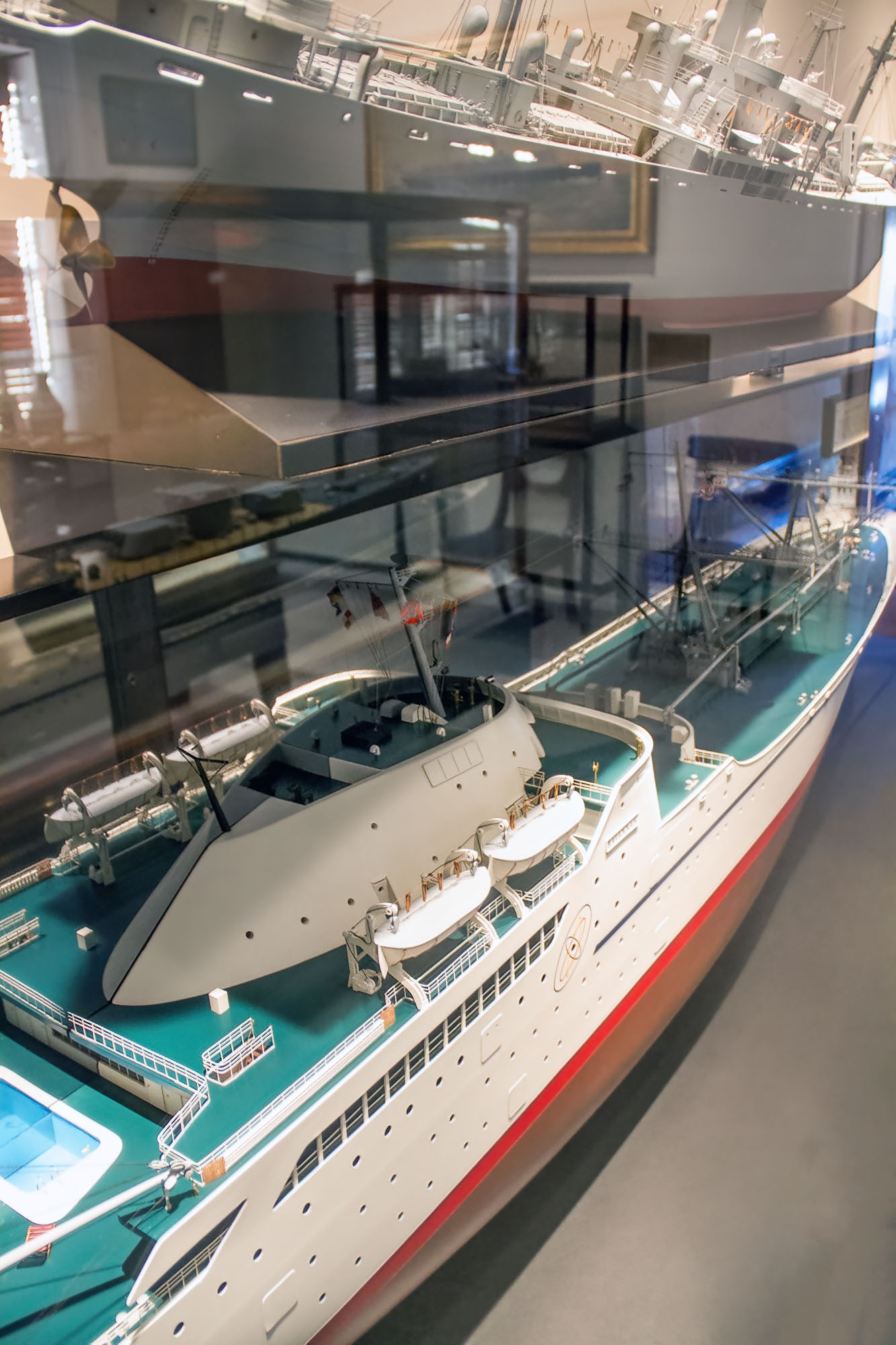 Model of ships Savannah Museum