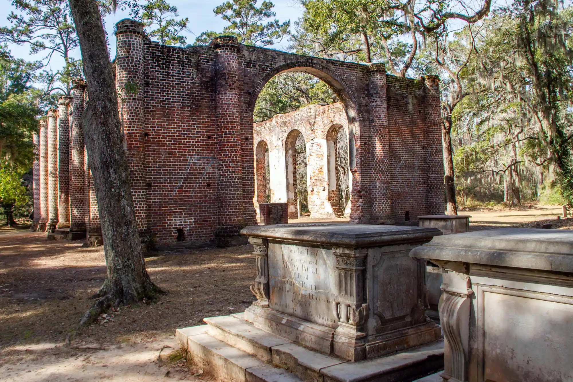 Old Sheldon Church abandones