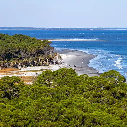 Hunting island beach