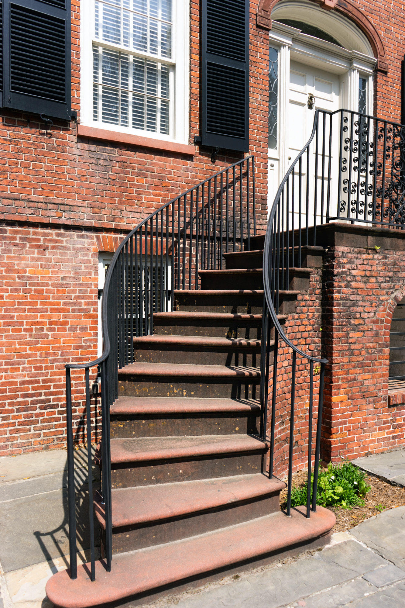 Main staircase Davenport House in Savannah