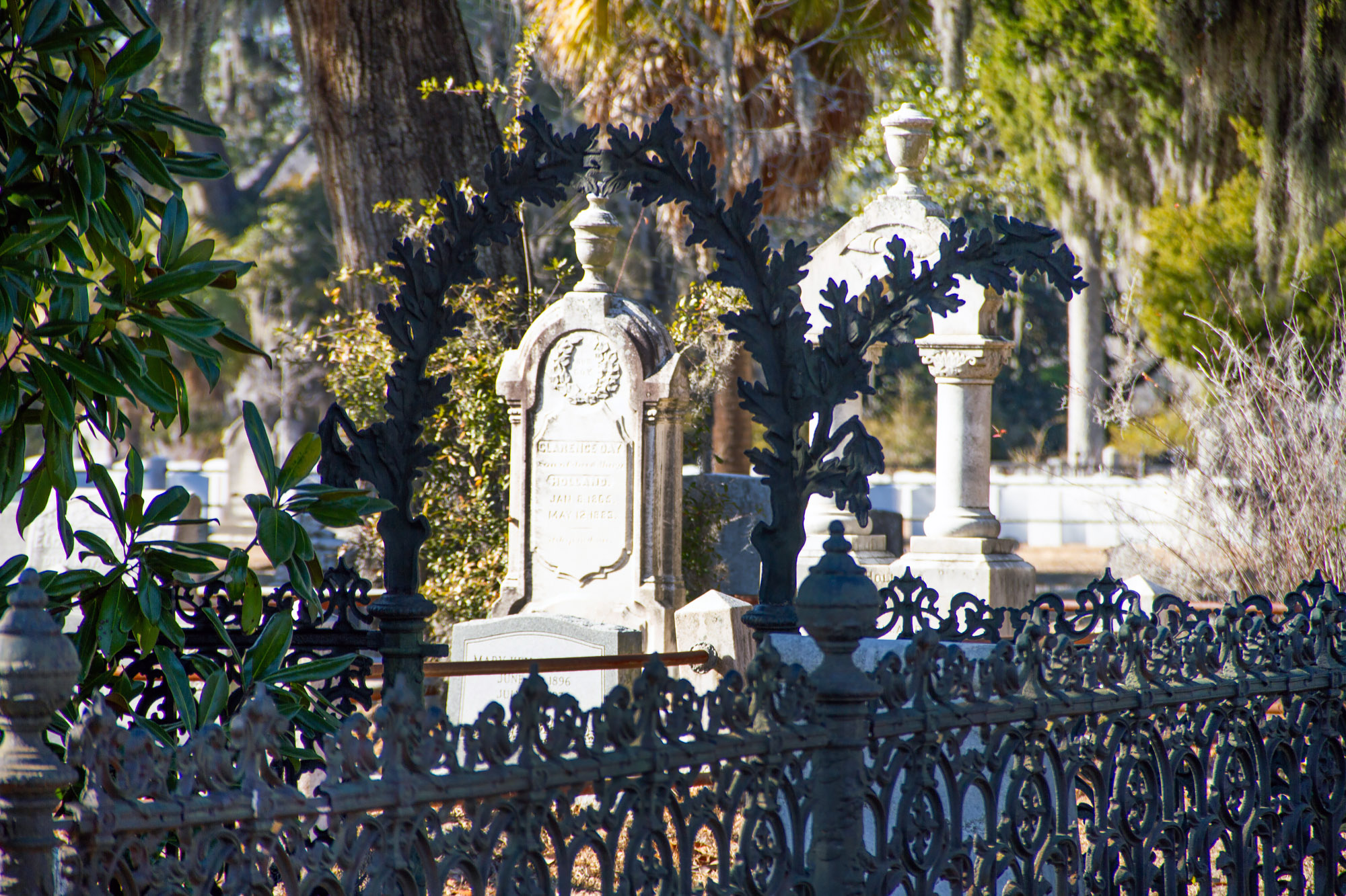 Grave like a painting in Savannah