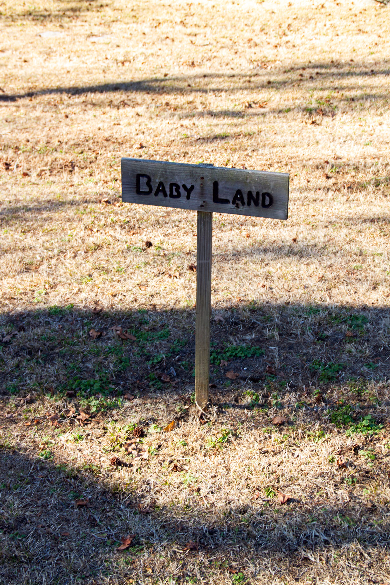 Babyland sign Laurel Grove Cemetery