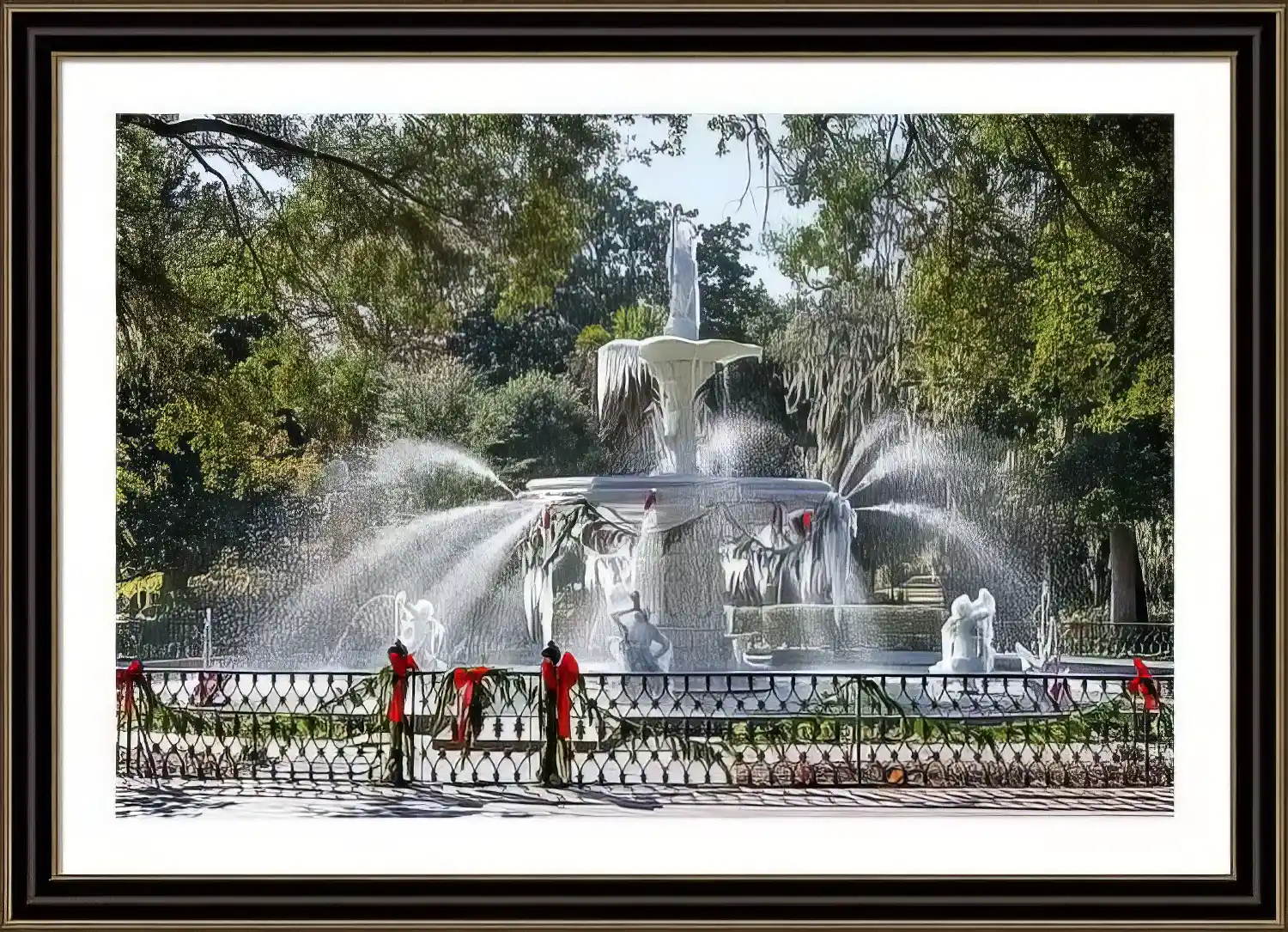 framed forsyth fountain
