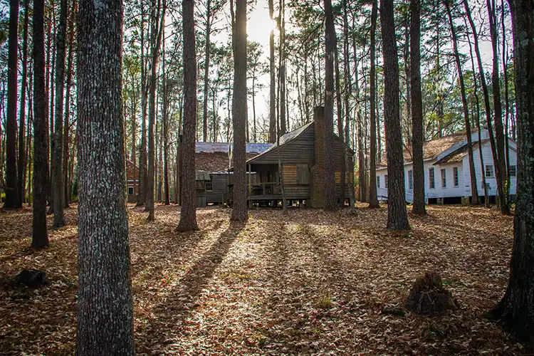 Hut at the Ebenezer River