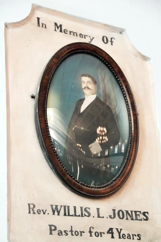 Portrait inside First African Baptist Church