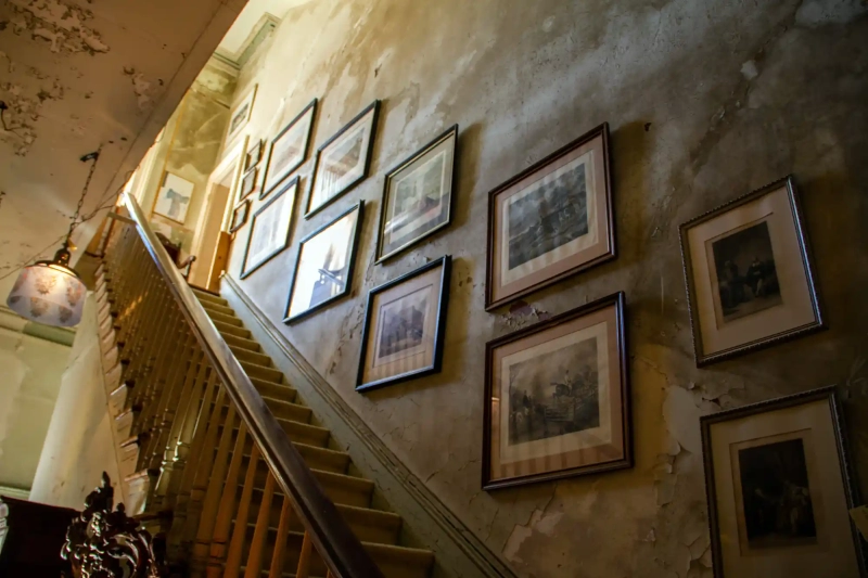 Stairs up in an Antique Shop