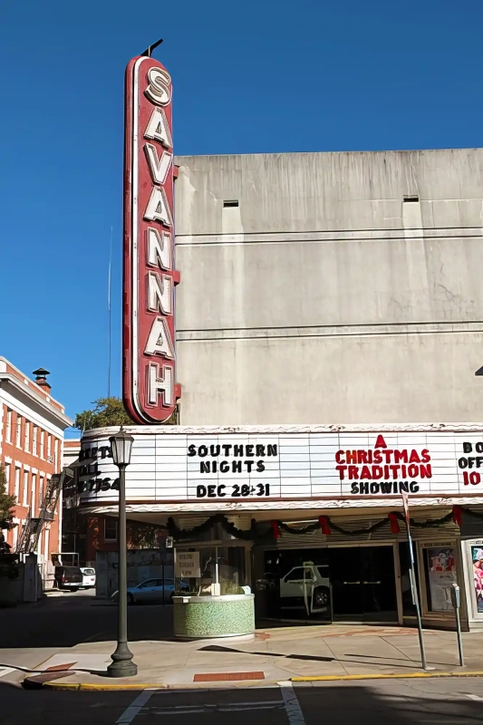 Old Savannah Theater Sign