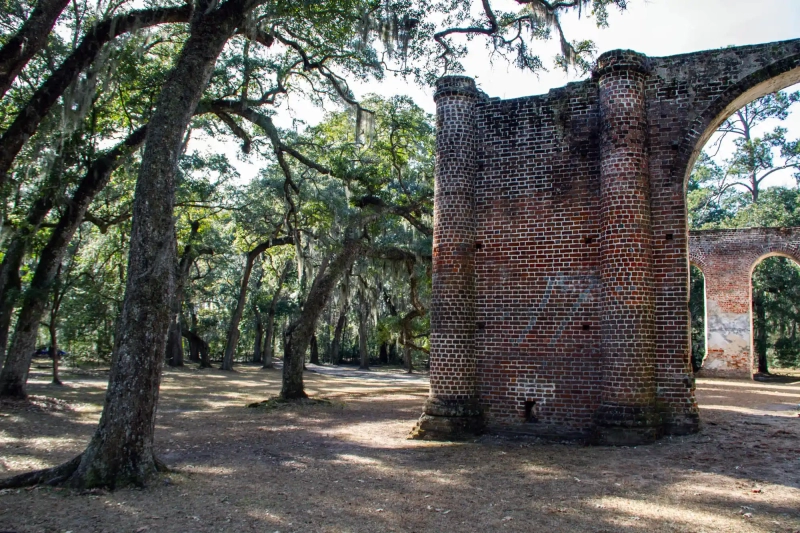 Explore old Sheldon Church