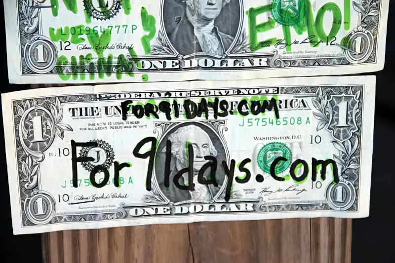 For 91 Days Dollar Bill