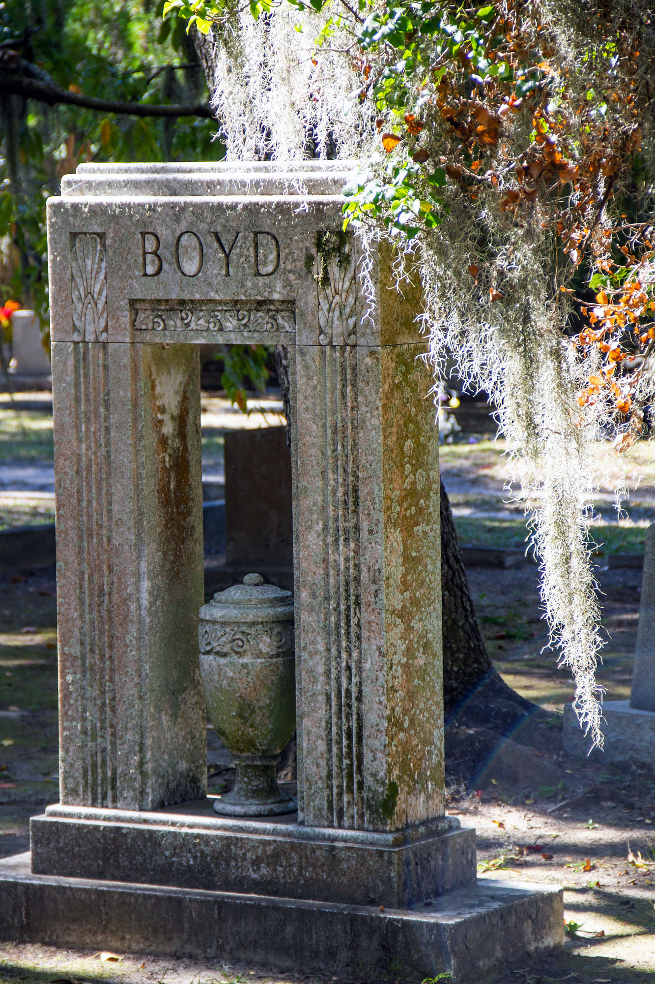 Boyd Gravestone Bonaventure Cemetery Savannah