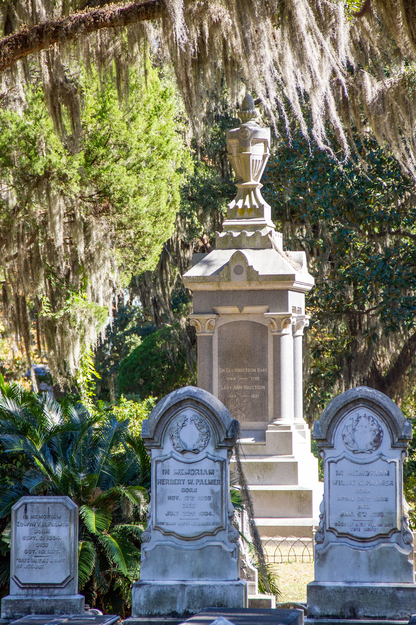 Sunny day Bonaventure Cemetery Savannah