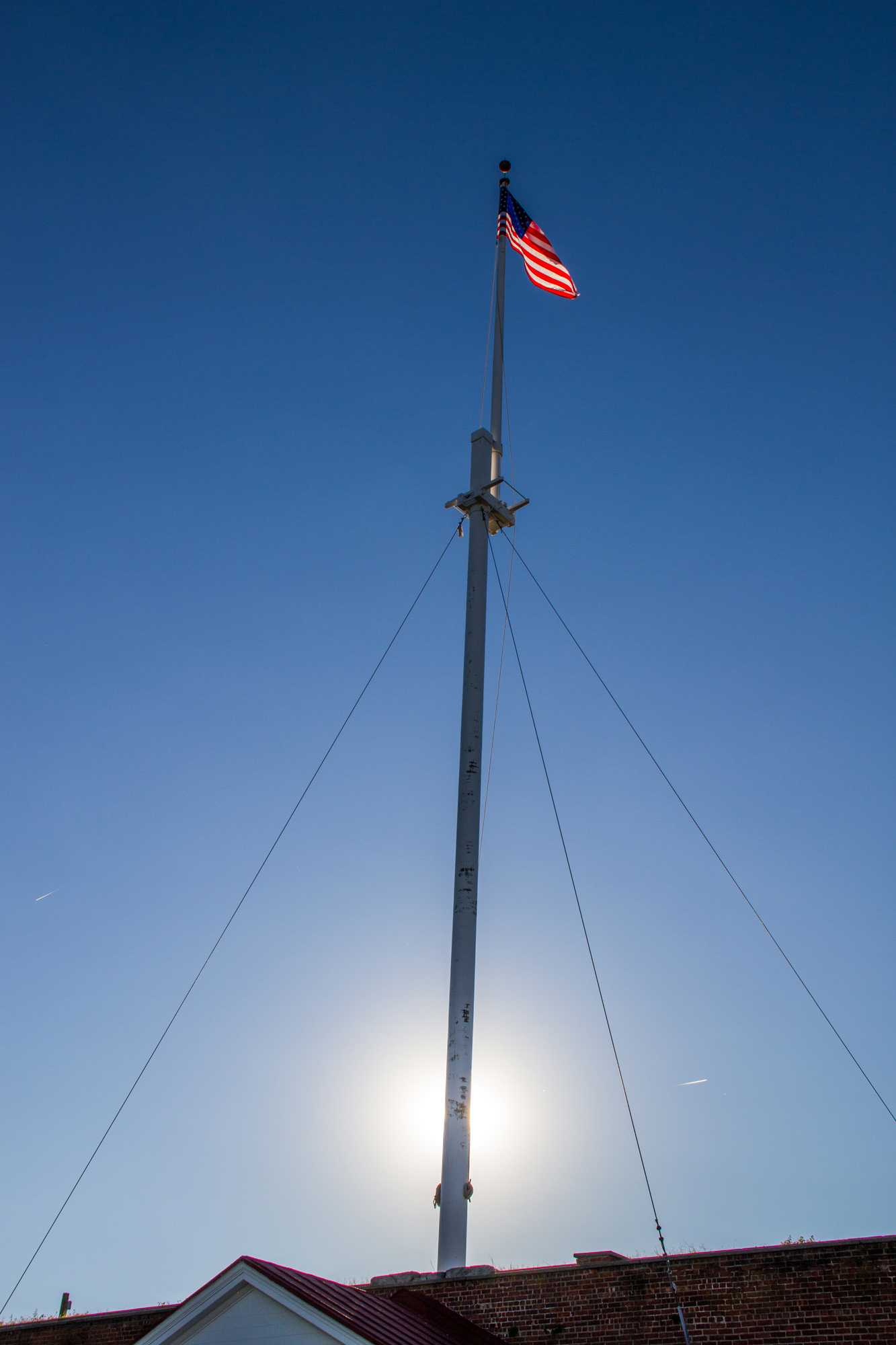 US Flag Fort Pulaski