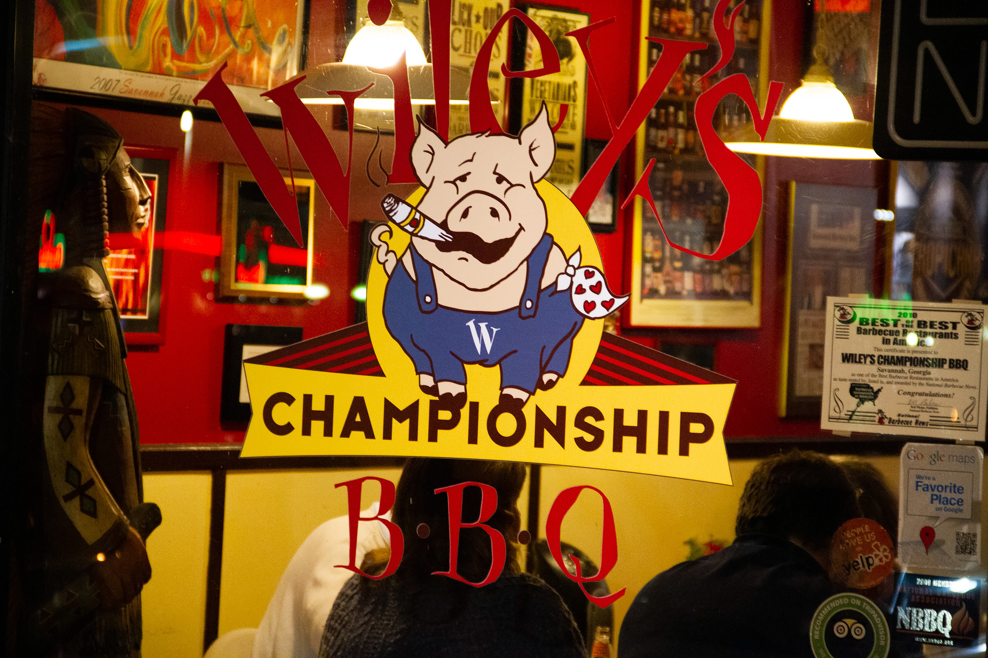 Wiley's Champion BBQ Pig Logo