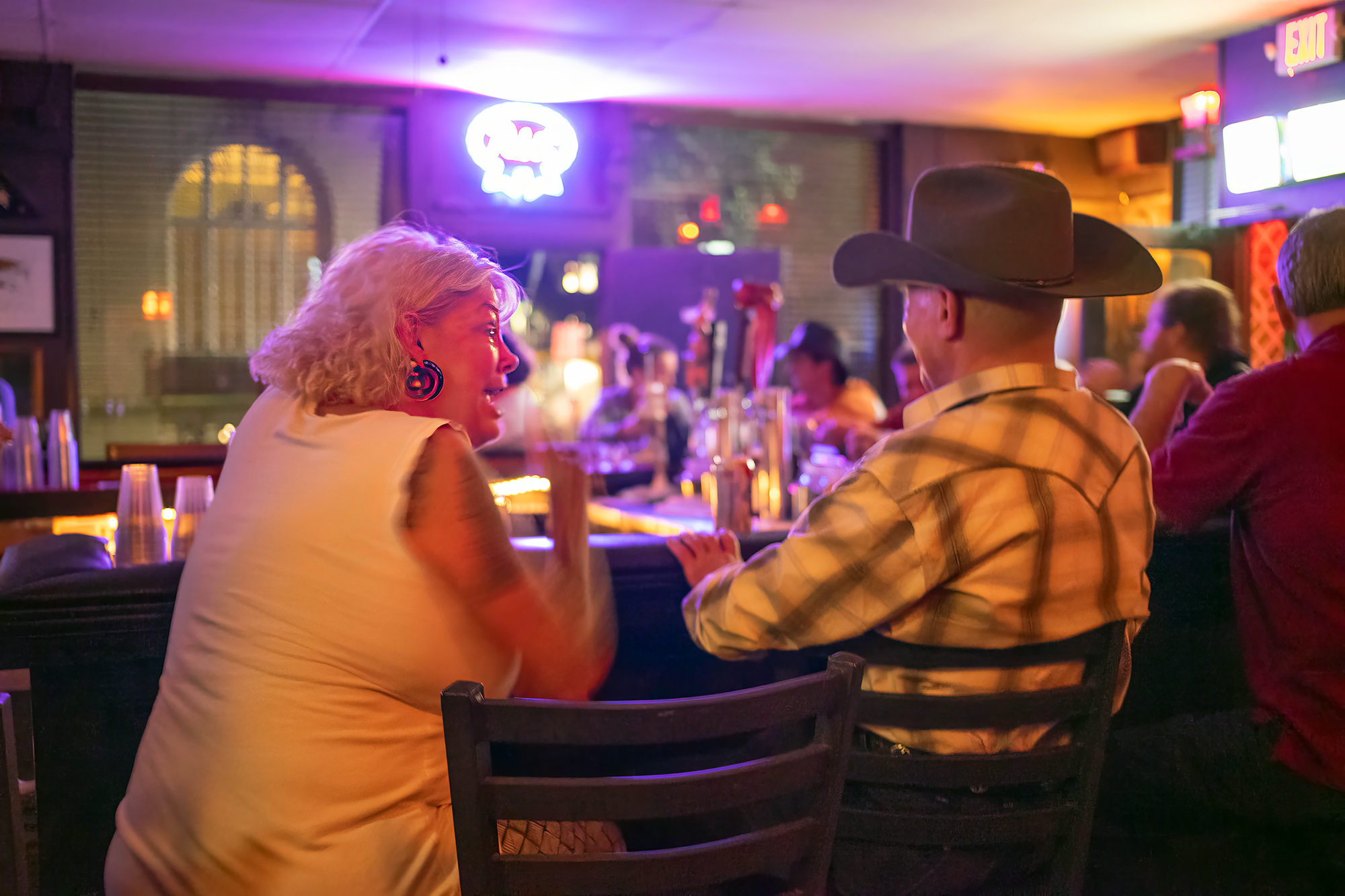 Cowboy in a bar in Savannah