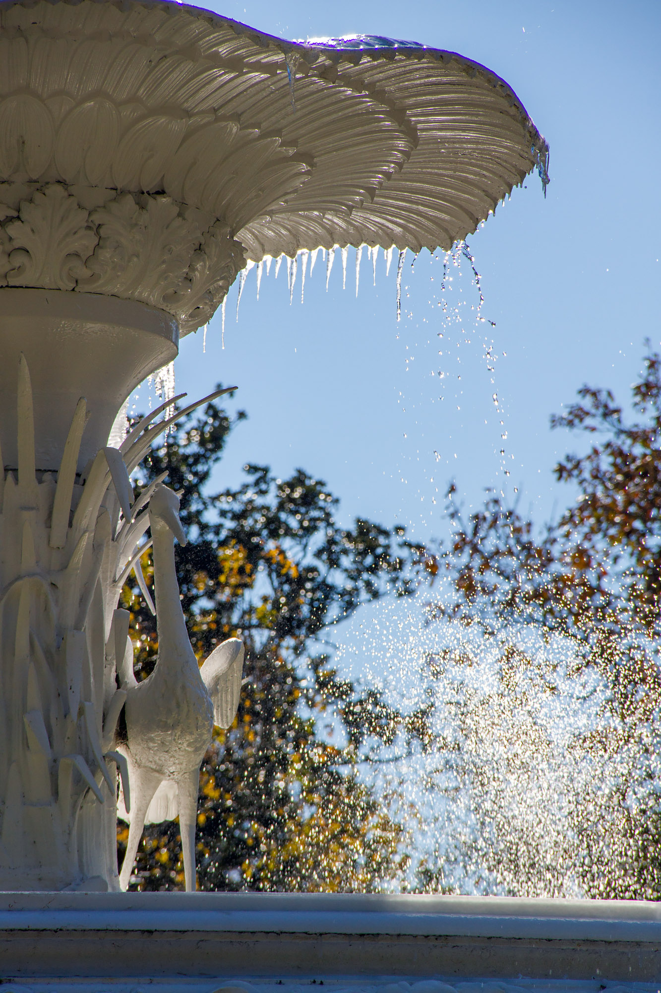 French Ice Fountain in Savannah