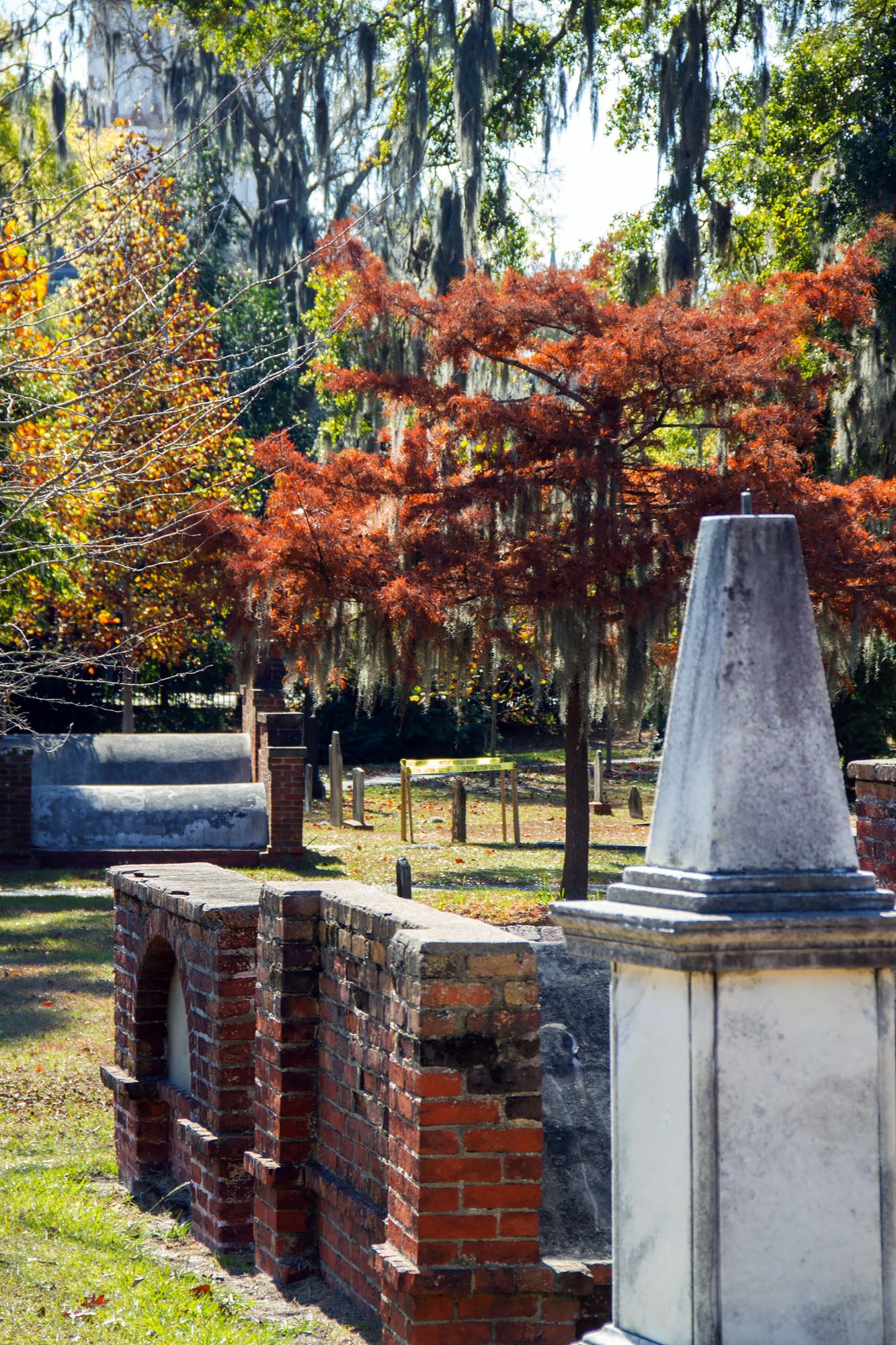 Cemetery Fall Savannah