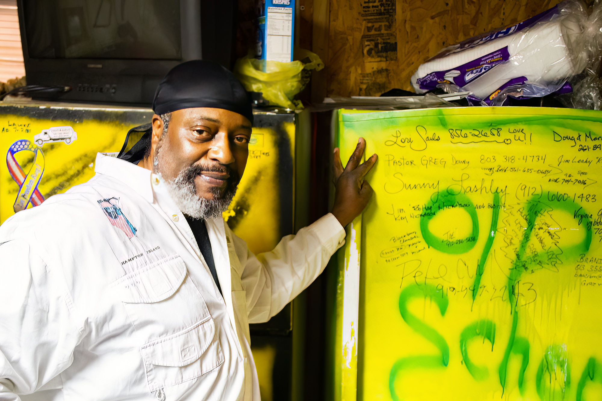 Chef Jerome at the Old School Diner near Savannah