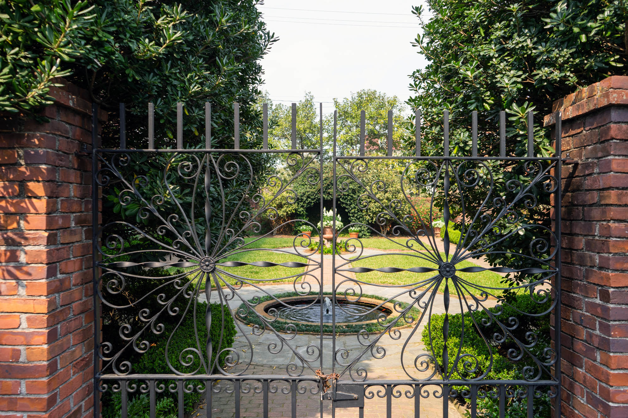 Davenport Garden Gate in Savannah