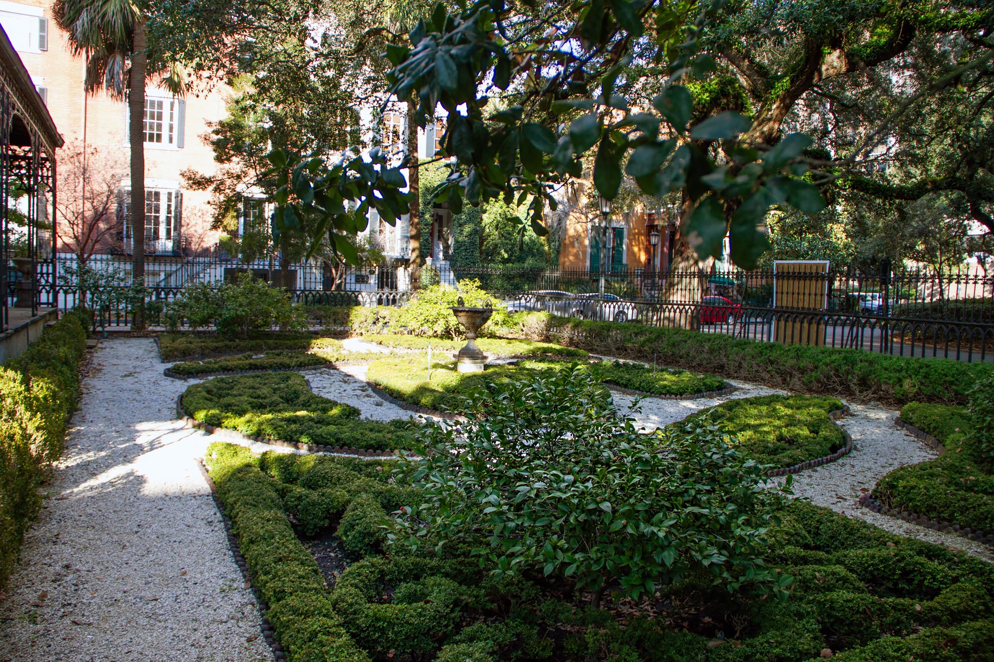 Hidden garden Madison Square Savannah
